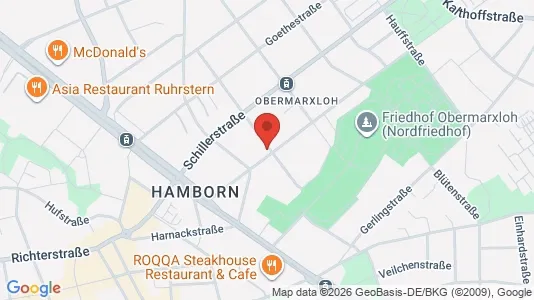 Apartments for rent i Duisburg - kort over placeringen