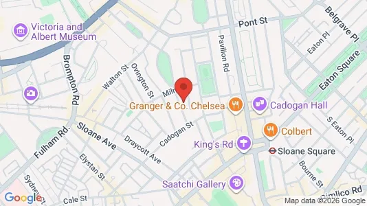 Apartments for rent i London SW3 - kort over placeringen