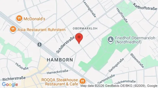 Apartments for rent i Duisburg - kort over placeringen