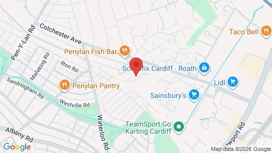 Apartments for rent i Cardiff - South Glamorgan - kort over placeringen