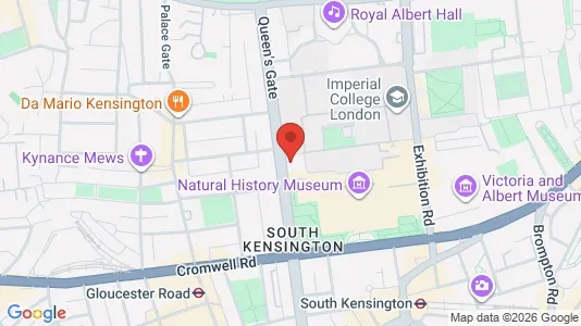Apartments for rent i London SW7 - kort over placeringen
