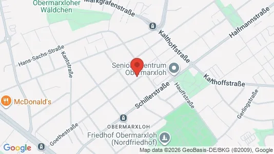 Apartments for rent i Duisburg - kort over placeringen
