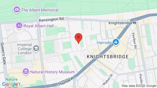 Apartments for rent i London SW7 - kort over placeringen
