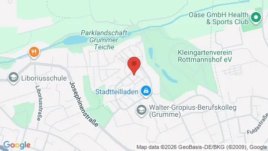 Apartments for rent i Bochum - kort over placeringen