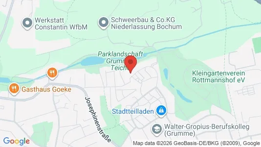 Apartments for rent i Bochum - kort over placeringen