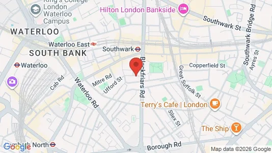 Apartments for rent i London SE1 - kort over placeringen