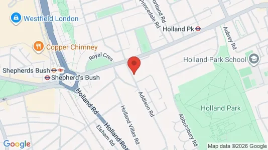 Apartments for rent i London W14 - kort over placeringen