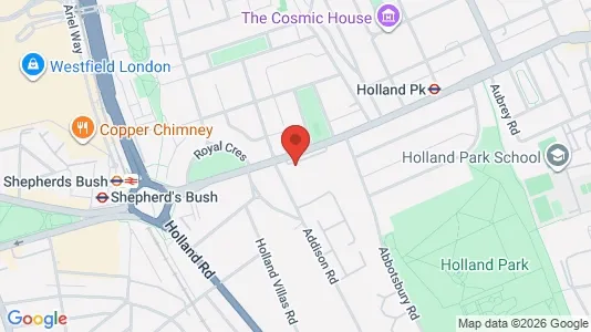 Apartments for rent i London W11 - kort over placeringen