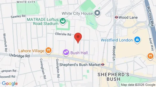Apartments for rent i London W12 - kort over placeringen