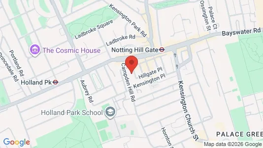 Apartments for rent i London W8 - kort over placeringen