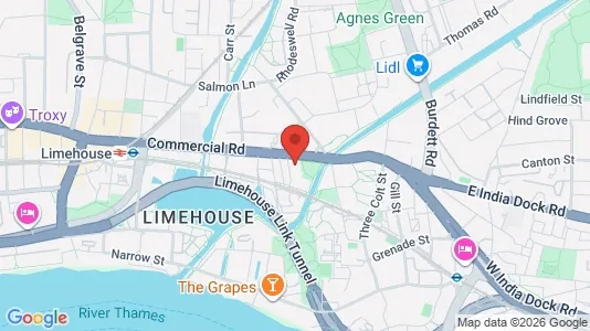 Apartments for rent i London E14 - kort over placeringen
