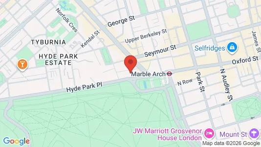 Apartments for rent i London W2 - kort over placeringen