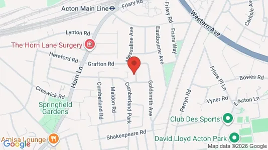 Apartments for rent i London W3 - kort over placeringen