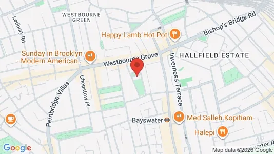 Apartments for rent i London W2 - kort over placeringen
