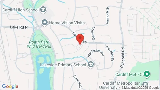Apartments for rent i Cardiff - South Glamorgan - kort over placeringen