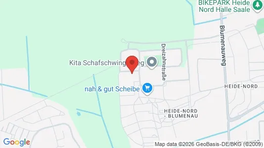 Apartments for rent i Halle (Saale) - kort over placeringen