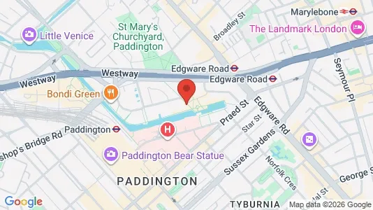 Apartments for rent i London W2 - kort over placeringen