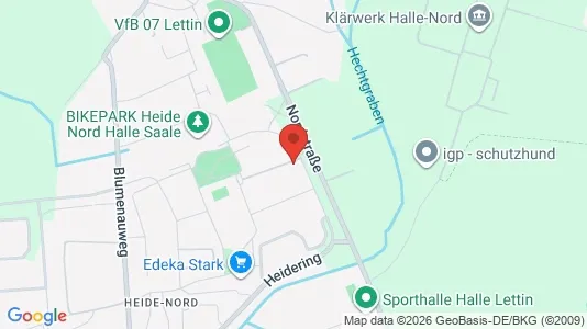 Apartments for rent i Halle (Saale) - kort over placeringen