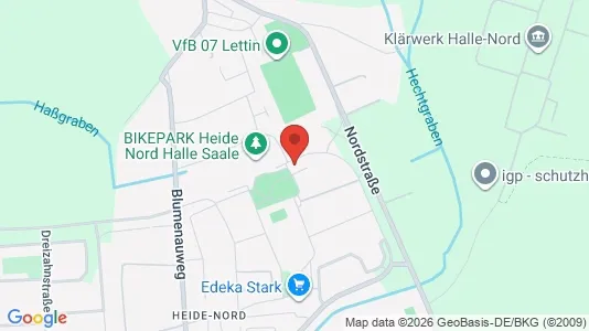 Apartments for rent i Halle (Saale) - kort over placeringen