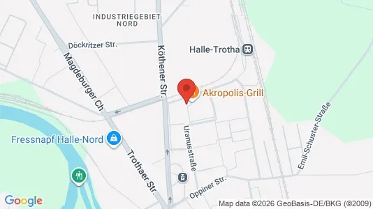 Apartments for rent i Halle (Saale) - kort over placeringen