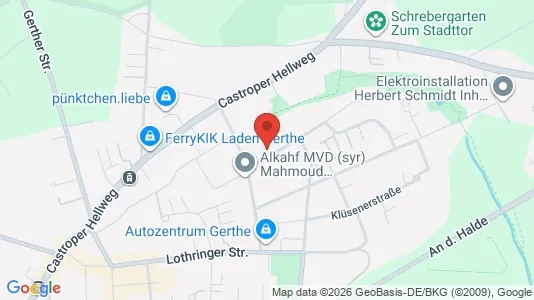 Apartments for rent i Bochum - kort over placeringen