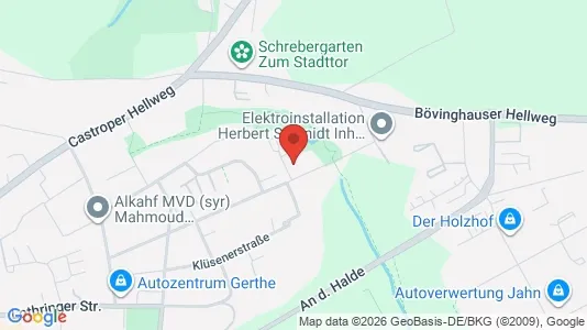 Apartments for rent i Bochum - kort over placeringen