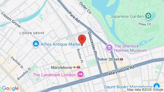 Apartments for rent i London NW1 - kort over placeringen