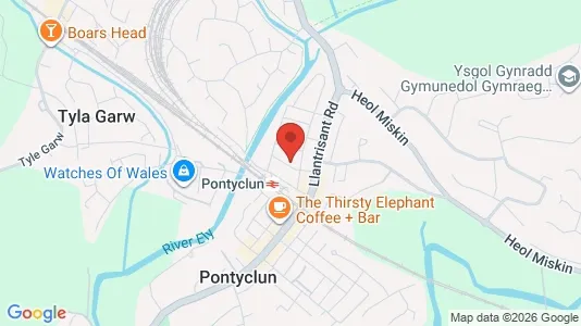 Apartments for rent i Pontyclun - Mid Glamorgan - kort over placeringen
