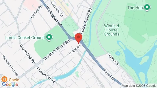 Apartments for rent i London NW8 - kort over placeringen