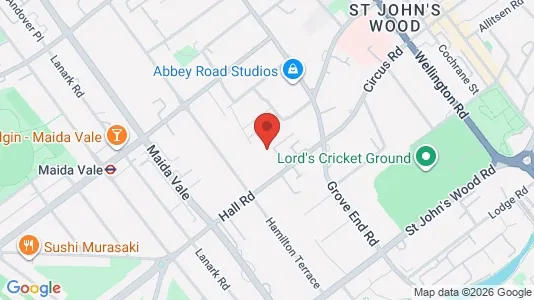 Apartments for rent i London NW8 - kort over placeringen