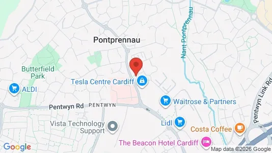 Apartments for rent i Cardiff - South Glamorgan - kort over placeringen