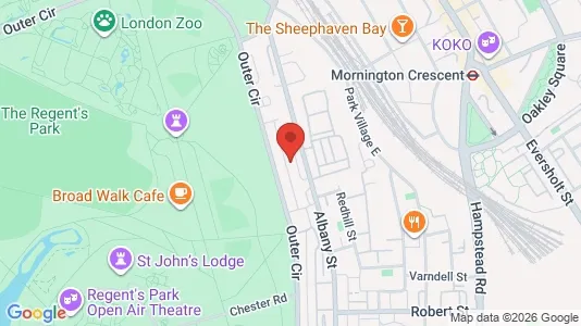 Apartments for rent i London NW1 - kort over placeringen