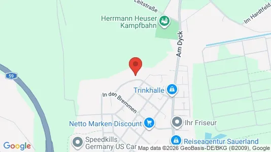 Apartments for rent i Duisburg - kort over placeringen