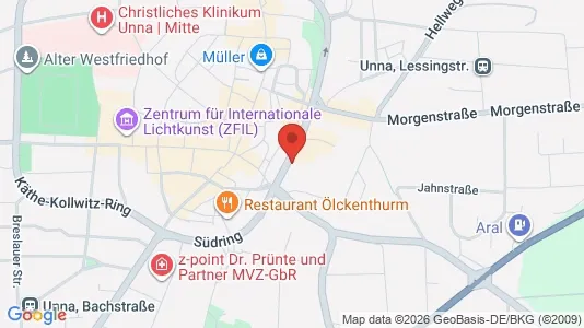 Apartments for rent i Unna - kort over placeringen