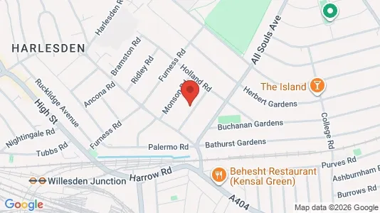 Apartments for rent i London NW10 - kort over placeringen