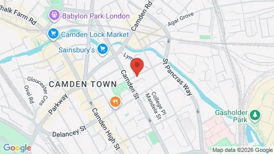 Apartments for rent i London NW1 - kort over placeringen