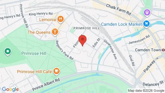 Apartments for rent i London NW1 - kort over placeringen