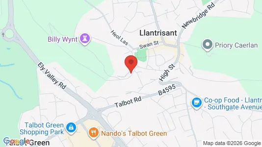 Apartments for rent i Pontyclun - Mid Glamorgan - kort over placeringen