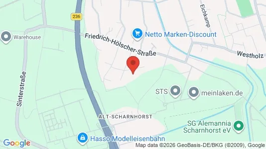 Apartments for rent i Dortmund - kort over placeringen
