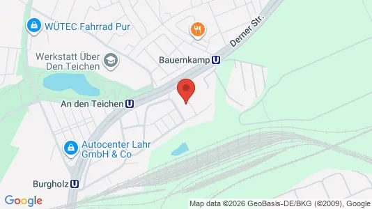 Apartments for rent i Dortmund - kort over placeringen