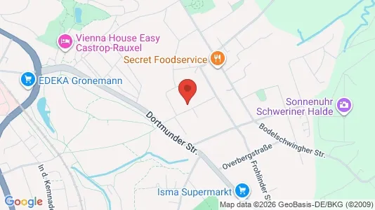 Apartments for rent i Recklinghausen - kort over placeringen