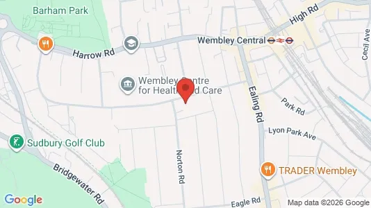 Apartments for rent i Wembley - Middlesex - kort over placeringen