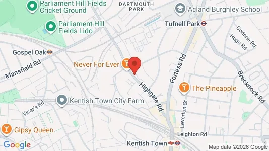 Apartments for rent i London NW5 - kort over placeringen