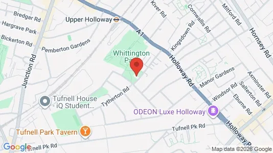 Apartments for rent i London N19 - kort over placeringen