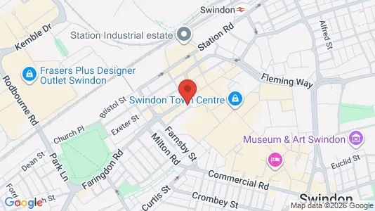Apartments for rent i Swindon - Wiltshire - kort over placeringen