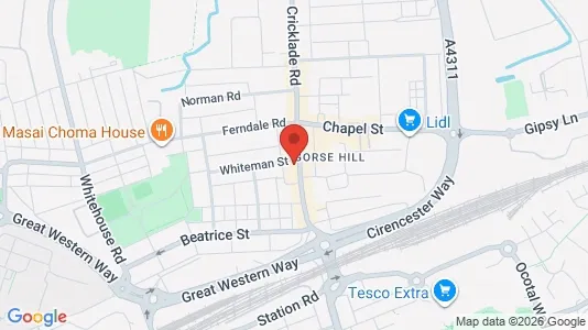 Apartments for rent i Swindon - Wiltshire - kort over placeringen