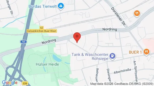 Apartments for rent i Gelsenkirchen - kort over placeringen