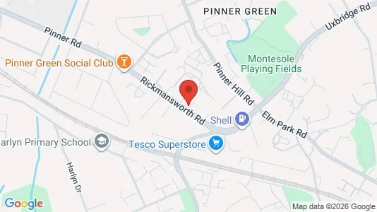 Apartments for rent i Pinner - Middlesex - kort over placeringen