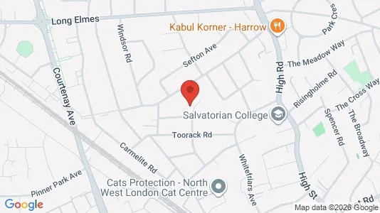 Apartments for rent i Harrow - Middlesex - kort over placeringen