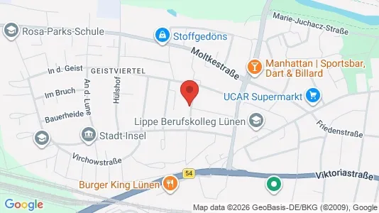 Apartments for rent i Unna - kort over placeringen